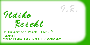 ildiko reichl business card